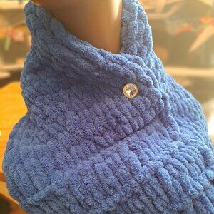 Scarf with Button Closure Handmade